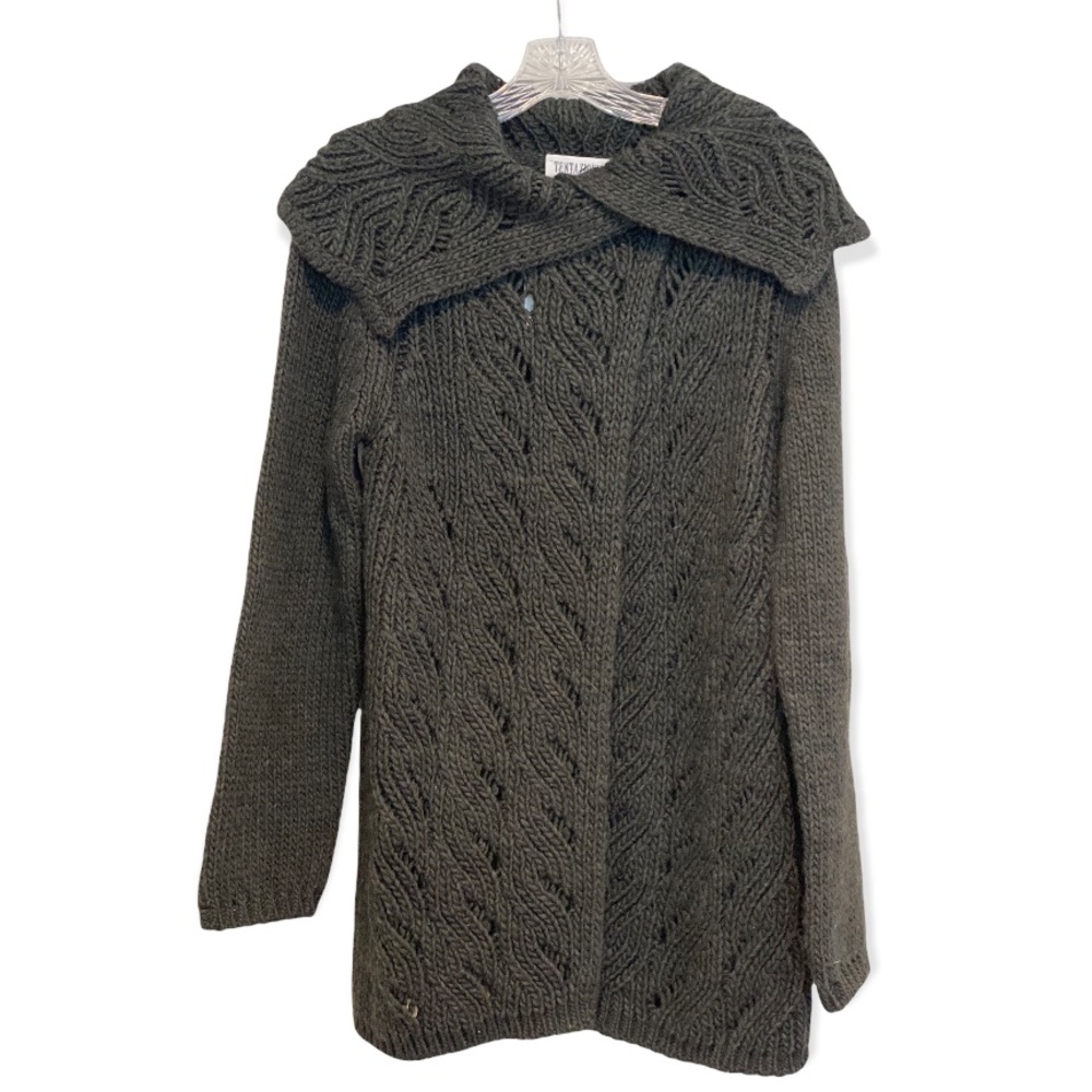 Tentazioni Made in Italy Merino Wool Blend Cardigan Sweater Size M